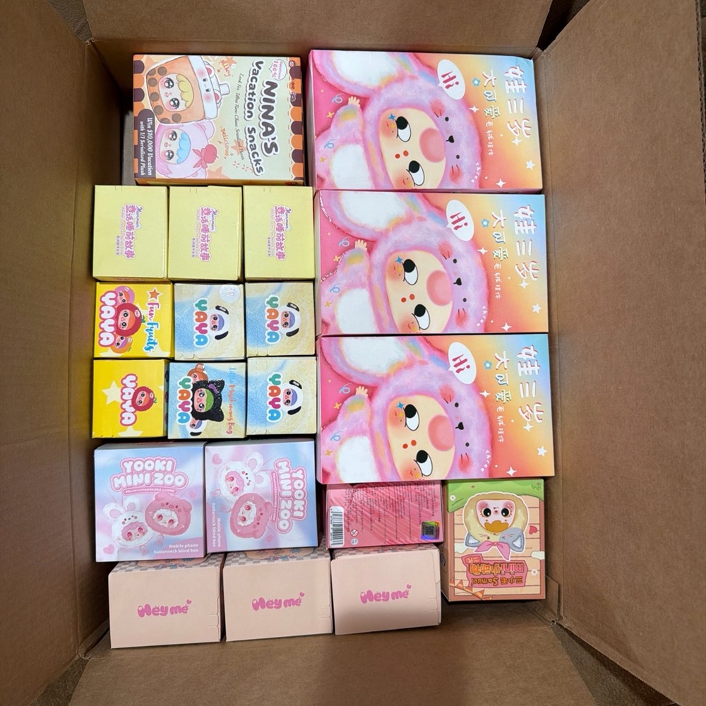 Adorable Pink and Yellow Doll Set